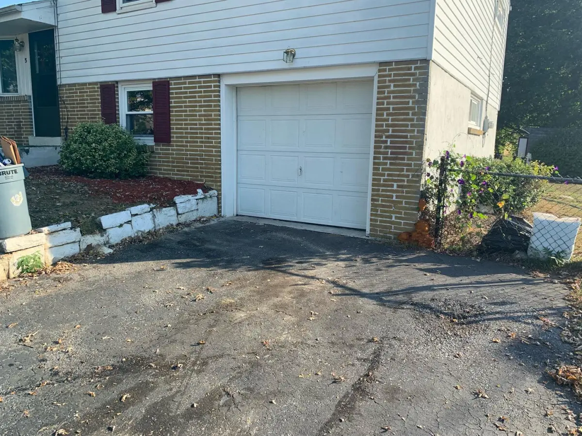 A house with a garage